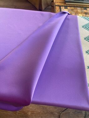 Fabric Yardage Lavender bridal polyester/nylon satin